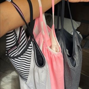 THREE Lululemon Active Tank! Gently used!